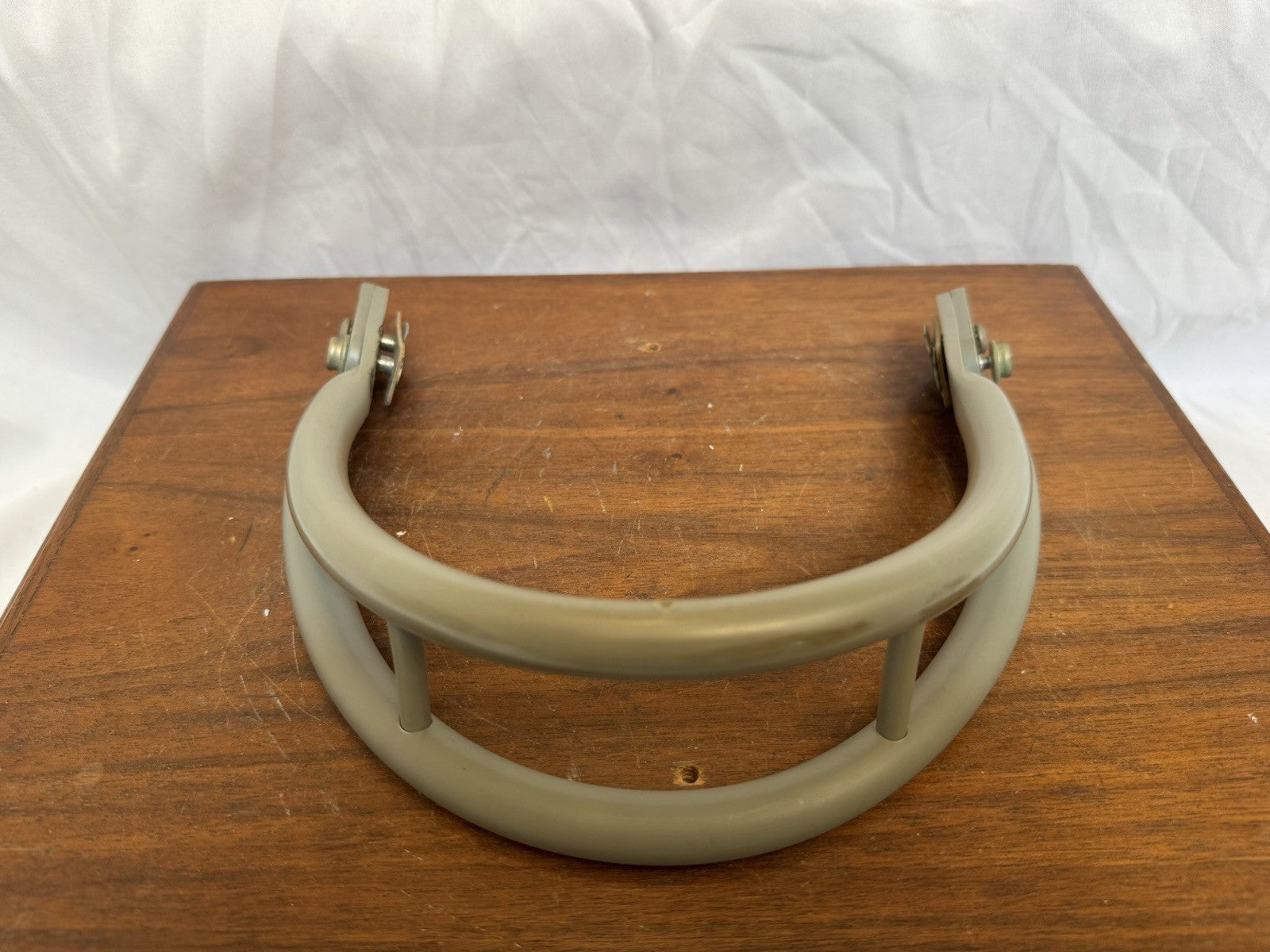 Original 2-bar 1973 RIDDell BD-9 Suspension Football Helmet Facemask & Hardware WESTBROOKSPORTSCARDS