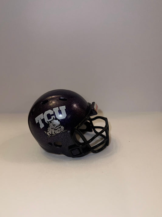 TCU Horned Frogs Riddell NCAA Pocket Pro Revolution Pocket Pro Helmet WESTBROOKSPORTSCARDS