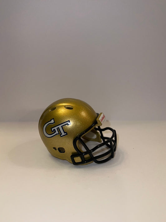 Georgia Tech Yellow Jackets Riddell NCAA Pocket Pro Revolution Pocket Pro Helmet WESTBROOKSPORTSCARDS