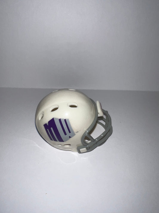 Mountain West Conference Logo Riddell NCAA Pocket Pro Revolution Pocket Pro Helmet WESTBROOKSPORTSCARDS