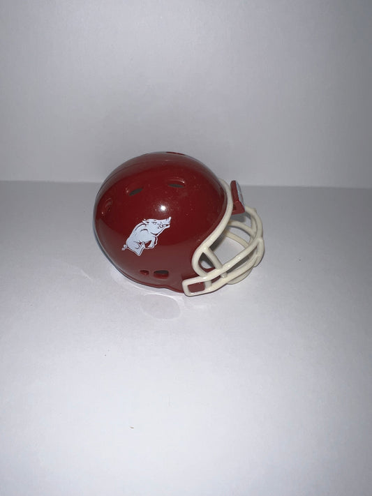 Arkansas Razorbacks Riddell NCAA Pocket Pro Revolution Pocket Pro Helmet WESTBROOKSPORTSCARDS