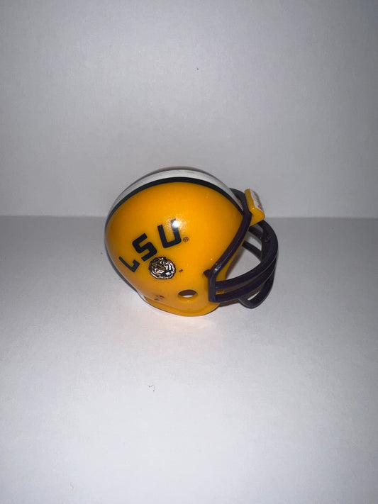 LSU Tigers Riddell NCAA Pocket Pro Helmet Throwback WESTBROOKSPORTSCARDS