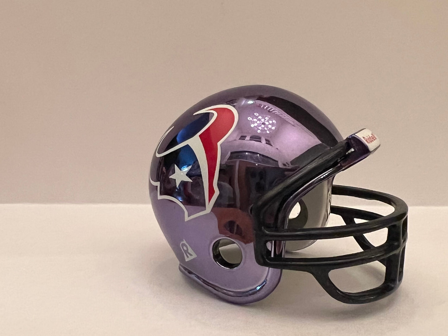Houston Texans Riddell NFL Pocket Pro Helmet Chrome  WESTBROOKSPORTSCARDS   