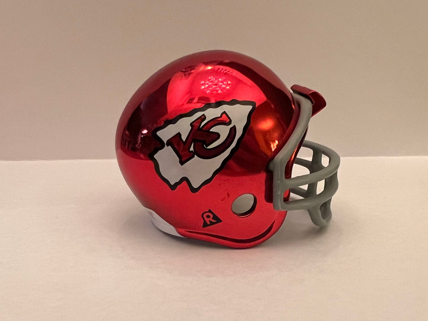 Kansas City Chiefs Riddell NFL Pocket Pro Helmet Super Bowl IV Championship Chrome Throwback  WESTBROOKSPORTSCARDS   