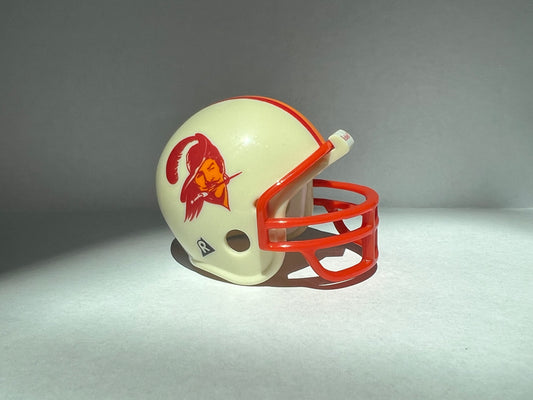 Tampa Bay Buccaneers Riddell NFL Pocket Pro Throwback (White Helmet Swashbuckler Logo) from series 2  WESTBROOKSPORTSCARDS