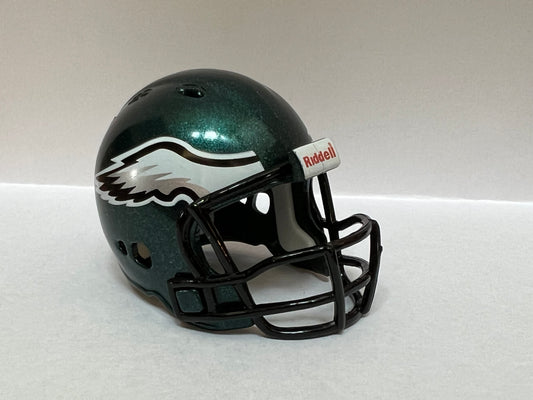 Riddell Pocket Pro and Throwback Pocket Pro mini helmets ( NFL ): Philadelphia Eagles Revolution Pocket Pro Helmet
