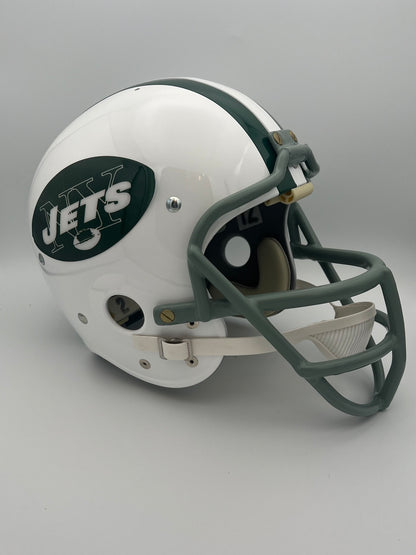 buy football helmet nyc TK2 Vintage Style New York Jets Football Helmet Broadway Joe Willie Na – WESTBROOKSPORTSCARDS