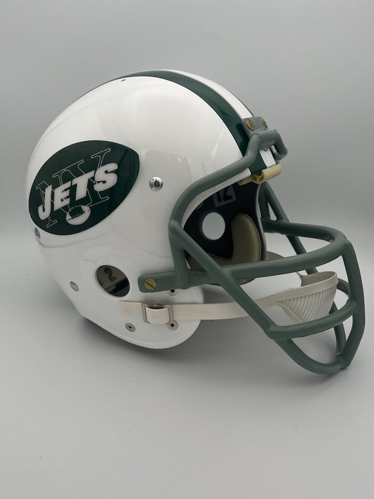 TK2 Vintage Style New York Jets Football Helmet Broadway Joe Willie Namath Sports Mem, Cards & Fan Shop:Game Used Memorabilia:Football-NFL:Helmet WESTBROOKSPORTSCARDS   