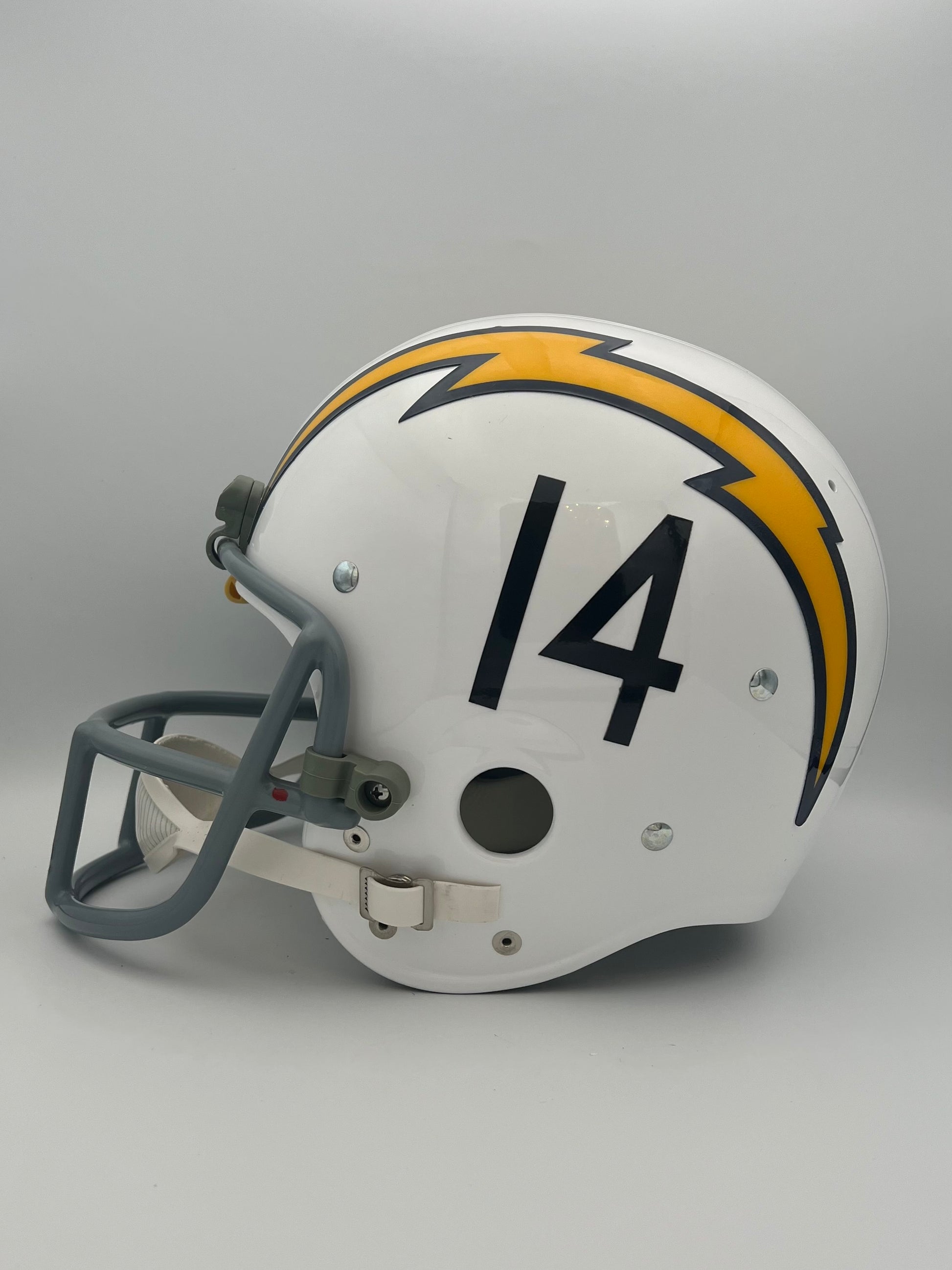 TK2 Vintage Style San Diego Chargers Football Helmet Dan Fouts Rookie Sports Mem, Cards & Fan Shop:Game Used Memorabilia:Football-NFL:Helmet WESTBROOKSPORTSCARDS   