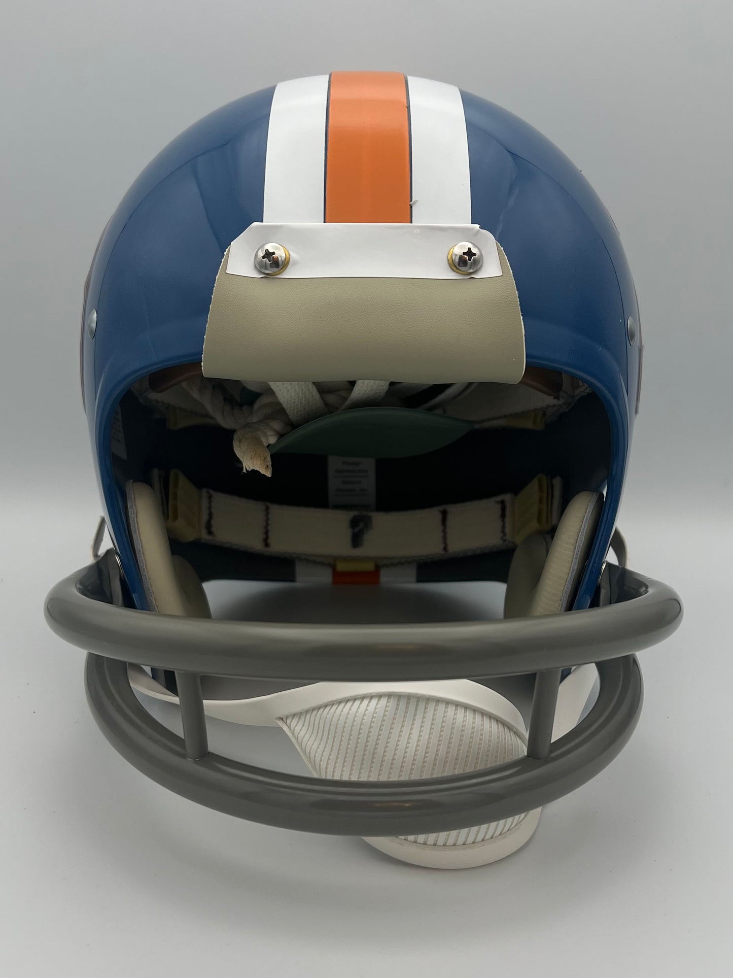 TK2 Style Suspension Football Helmet Custom Denver Broncos Floyd Little Sports Mem, Cards & Fan Shop:Autographs-Original:Football-NFL:Helmets WESTBROOKSPORTSCARDS   