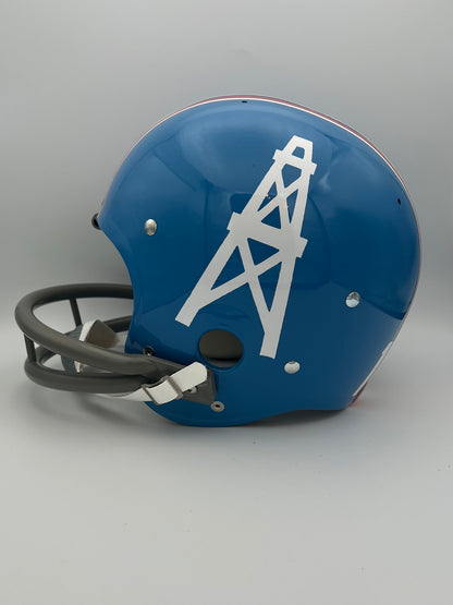Custom TK2 Style Football Helmet 1964 Houston Oilers George Blanda Sports Mem, Cards & Fan Shop:Fan Apparel & Souvenirs:Football-NFL Riddell   