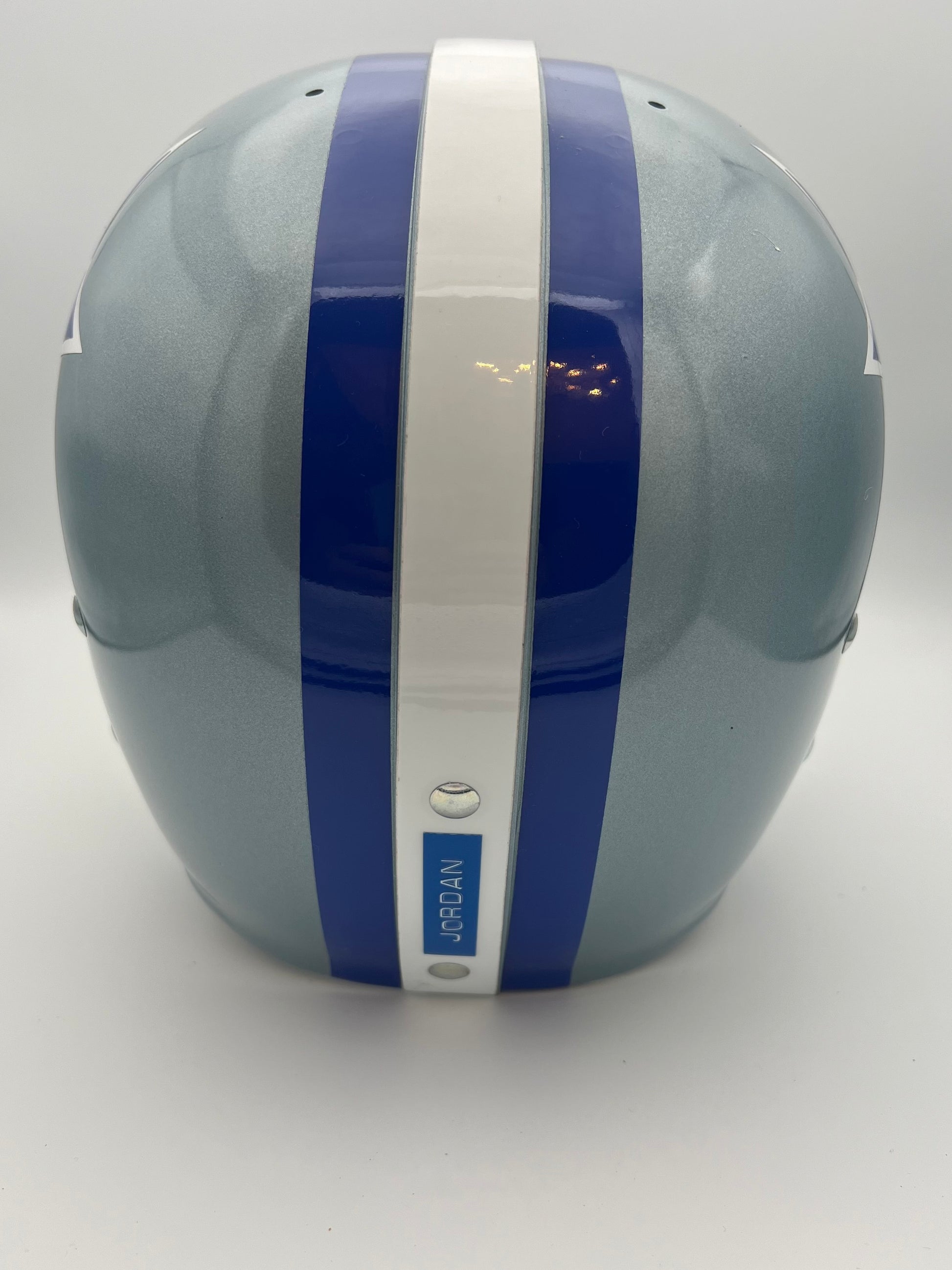 RK Vintage 1966 Style Dallas Cowboys Suspension Football Helmet Lee Roy Jordan Sports Mem, Cards & Fan Shop:Game Used Memorabilia:Football-NFL:Helmet WESTBROOKSPORTSCARDS   