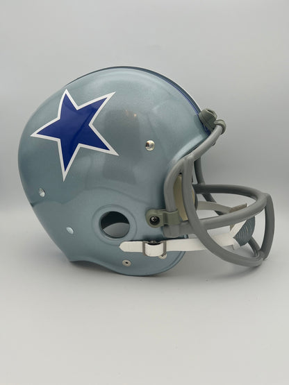 RK Vintage 1966 Style Dallas Cowboys Suspension Football Helmet Lee Roy Jordan Sports Mem, Cards & Fan Shop:Game Used Memorabilia:Football-NFL:Helmet WESTBROOKSPORTSCARDS   