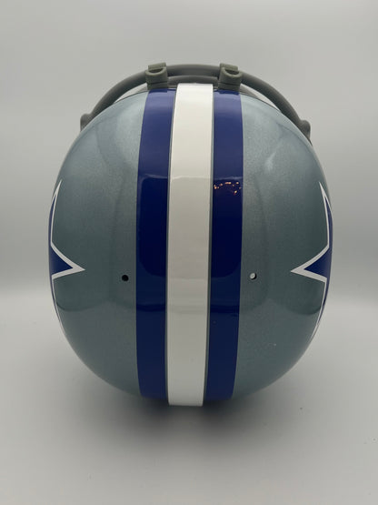 RK Vintage 1966 Style Dallas Cowboys Suspension Football Helmet Lee Roy Jordan Sports Mem, Cards & Fan Shop:Game Used Memorabilia:Football-NFL:Helmet WESTBROOKSPORTSCARDS   