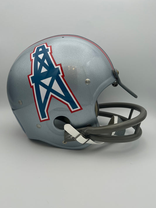 Vintage RIDDell Style TK-2 Football Helmet 1970 Houston Oilers George Webster Sports Mem, Cards & Fan Shop:Fan Apparel & Souvenirs:Football-NFL Riddell   