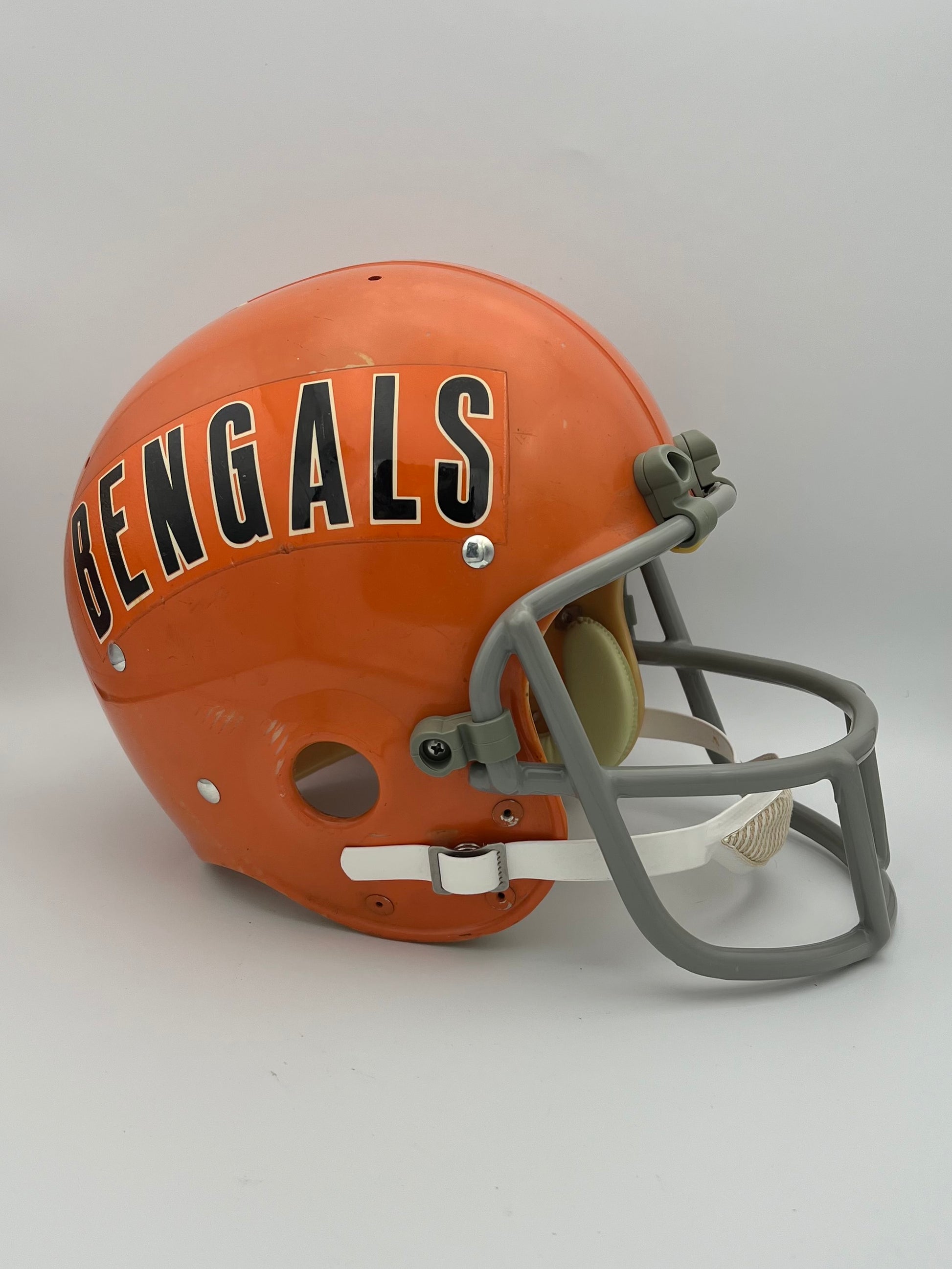 Vintage Riddell Kra-Lite Suspension Football Helmet-Cincinnati Bengals Trumpy Sports Mem, Cards & Fan Shop:Fan Apparel & Souvenirs:Football-NFL Riddell   
