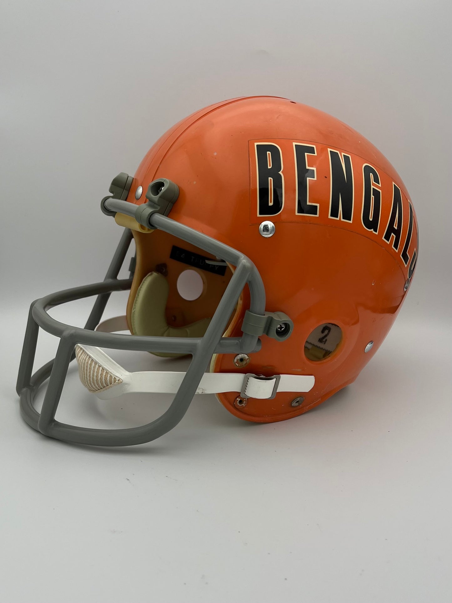 Vintage Riddell Kra-Lite Suspension Football Helmet-Cincinnati Bengals Trumpy Sports Mem, Cards & Fan Shop:Fan Apparel & Souvenirs:Football-NFL Riddell   
