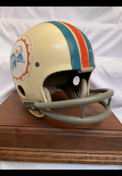 Vintage 1969 Riddell Kra-Lite Football Helmet Miami Dolphins Game Used 1969-72?  WESTBROOKSPORTSCARDS   