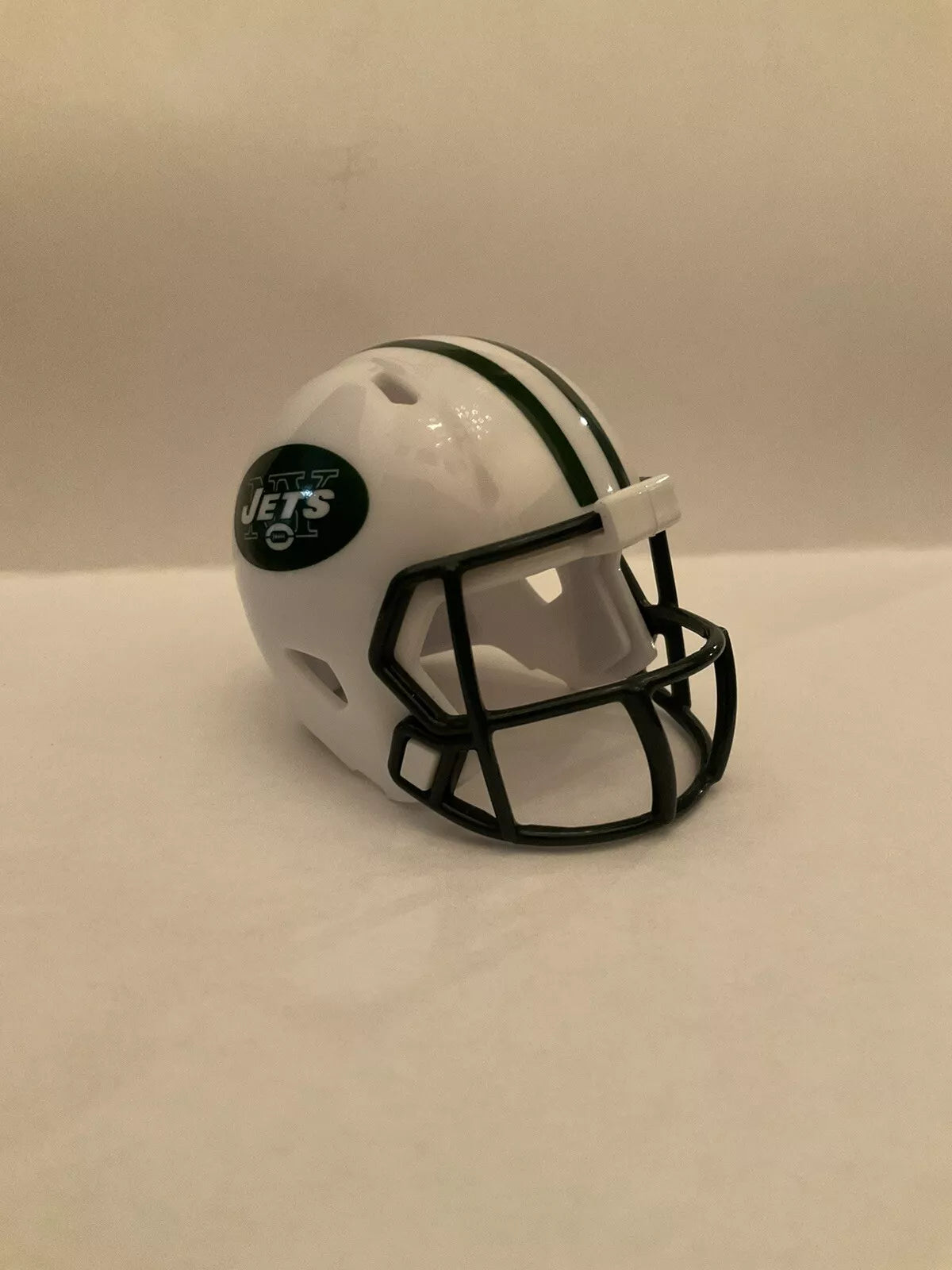 New York Jets White Helmet Custom Riddell Throwback Pocket Pro Helmet  WESTBROOKSPORTSCARDS   