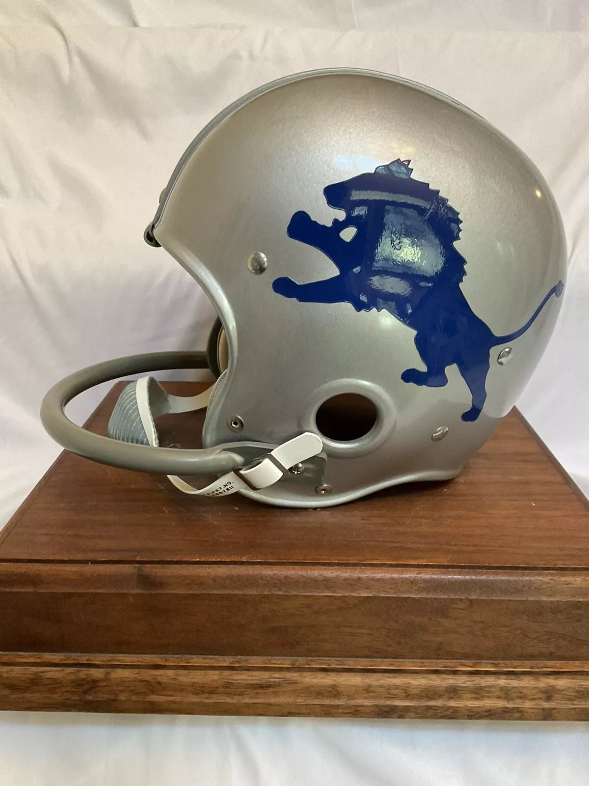 Riddell Kra-Lite RK4 Football Helmet 1962 Detroit Lions Yale Lary Autographed  WESTBROOKSPORTSCARDS   