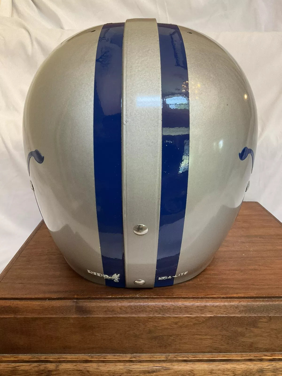 Riddell Kra-Lite RK4 Football Helmet 1962 Detroit Lions Yale Lary Autographed  WESTBROOKSPORTSCARDS   