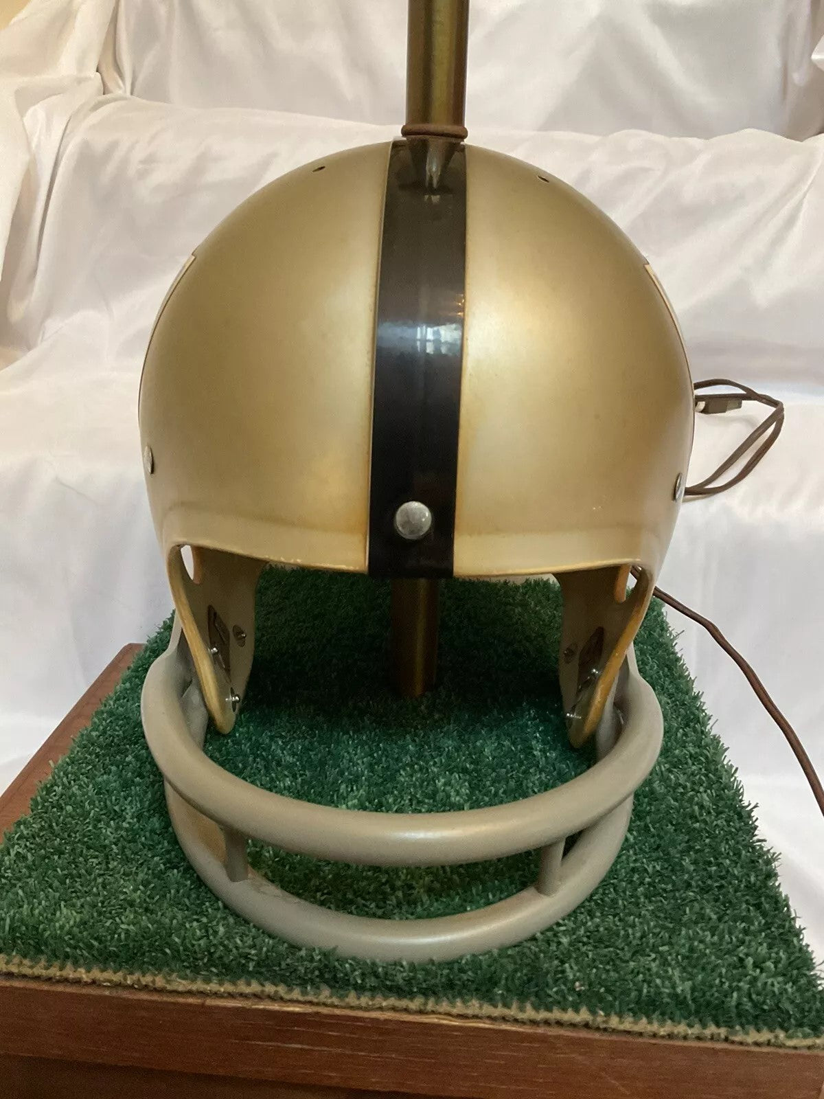 Vintage Riddell 1973 Oakland Raiders Kra-Lite Old Football Helmet Lamp Rare!  WESTBROOKSPORTSCARDS   