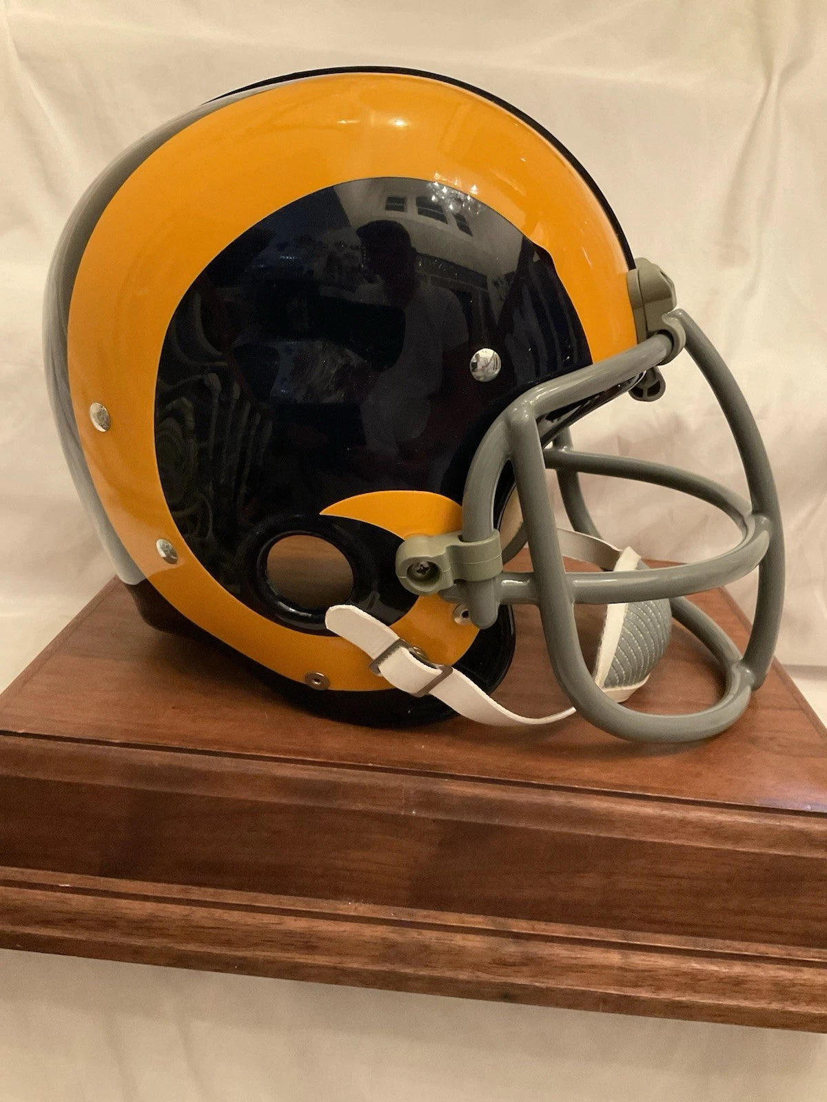 Riddell Kra-Lite RK2 Suspension Football Helmet 1973 Los Angeles Rams Prototype