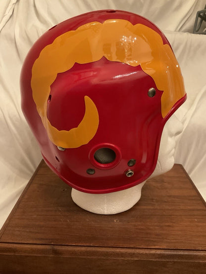 Los Angeles Rams Custom 1949 Throwback DuraLite Football Helmet WESTBROOKSPORTSCARDS