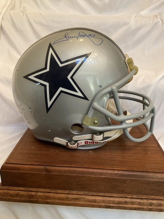 Dallas Cowboys Vintage Riddell WD1 Football Helmet Size L Dorsett Autographed WESTBROOKSPORTSCARDS