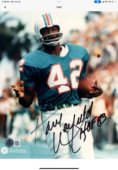 Vintage Riddell TK2 Football Helmet Miami Dolphins Paul Warfield WESTBROOKSPORTSCARDS