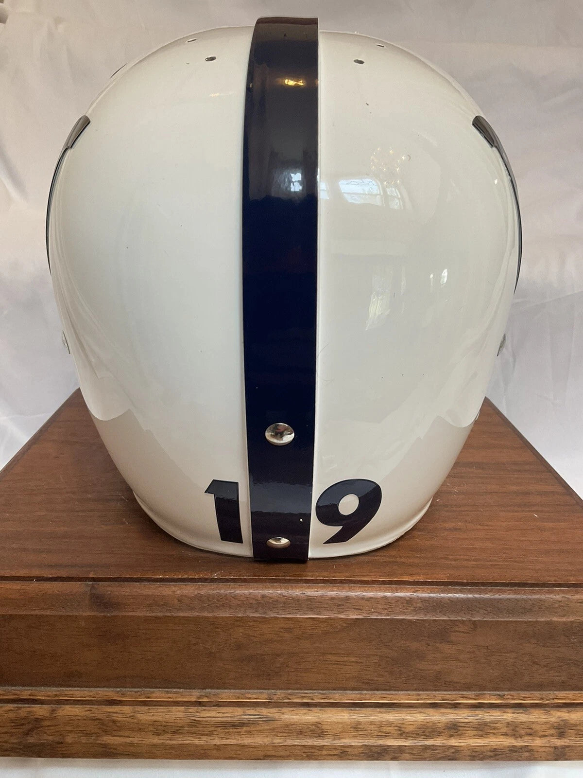 authenuc baltimore colts football helmet John Unitas Baltimore Colts Vintage RIDDell RK2 Style Football Helmet – WESTBROOKSPORTSCARDS
