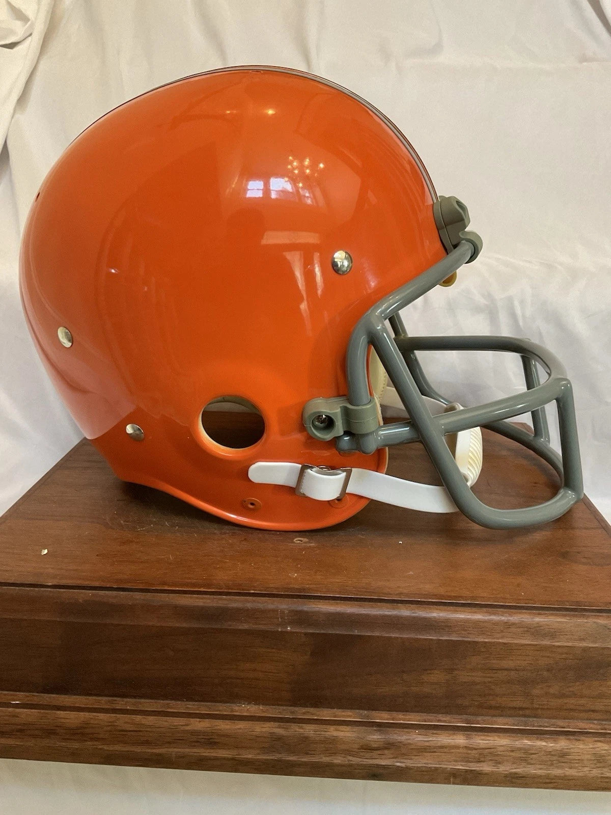 Original Riddell 1973 Cleveland Browns Kra-Lite TK2 Game Football Helmet Kelly WESTBROOKSPORTSCARDS