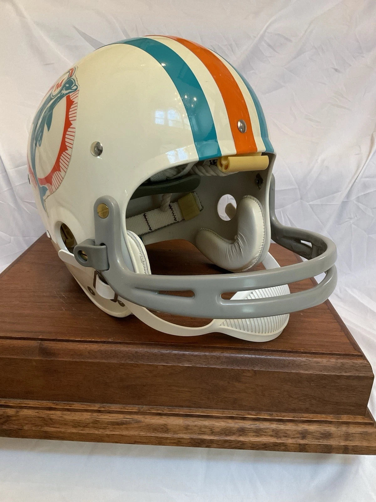 Vintage Riddell TK2 Football Helmet Miami Dolphins Bob Griese WESTBROOKSPORTSCARDS