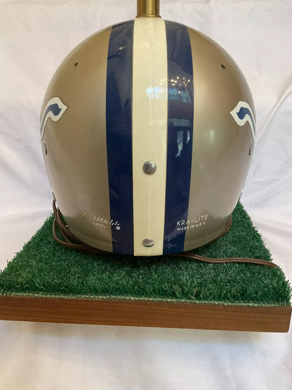 Vintage Original Riddell 1971 Detroit Lions Kra-Lite Football Helmet Lamp  WESTBROOKSPORTSCARDS   