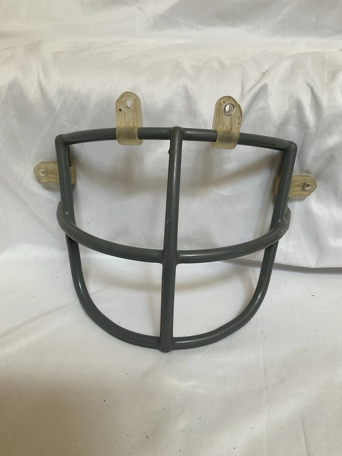 Vintage Riddell NOP Dark Gray Football Helmet Face Mask With Clips Rare! WESTBROOKSPORTSCARDS