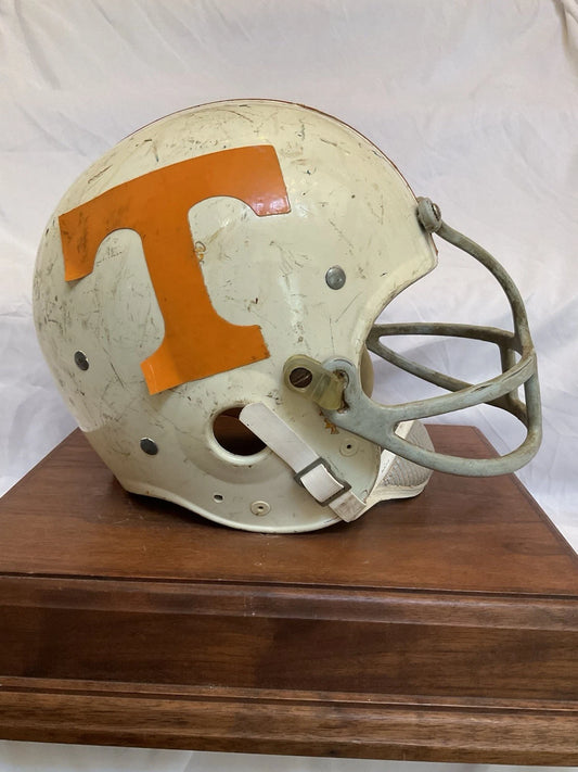 Vintage 1970s Riddell Kra-Lite TK2 Game Used Tennessee Football Helmet WESTBROOKSPORTSCARDS