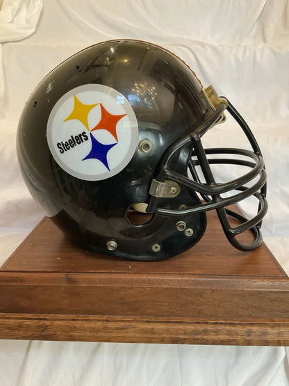 Schutt Pro Air II Pittsburgh Steelers Vintage Original Worn Football Helmet WESTBROOKSPORTSCARDS