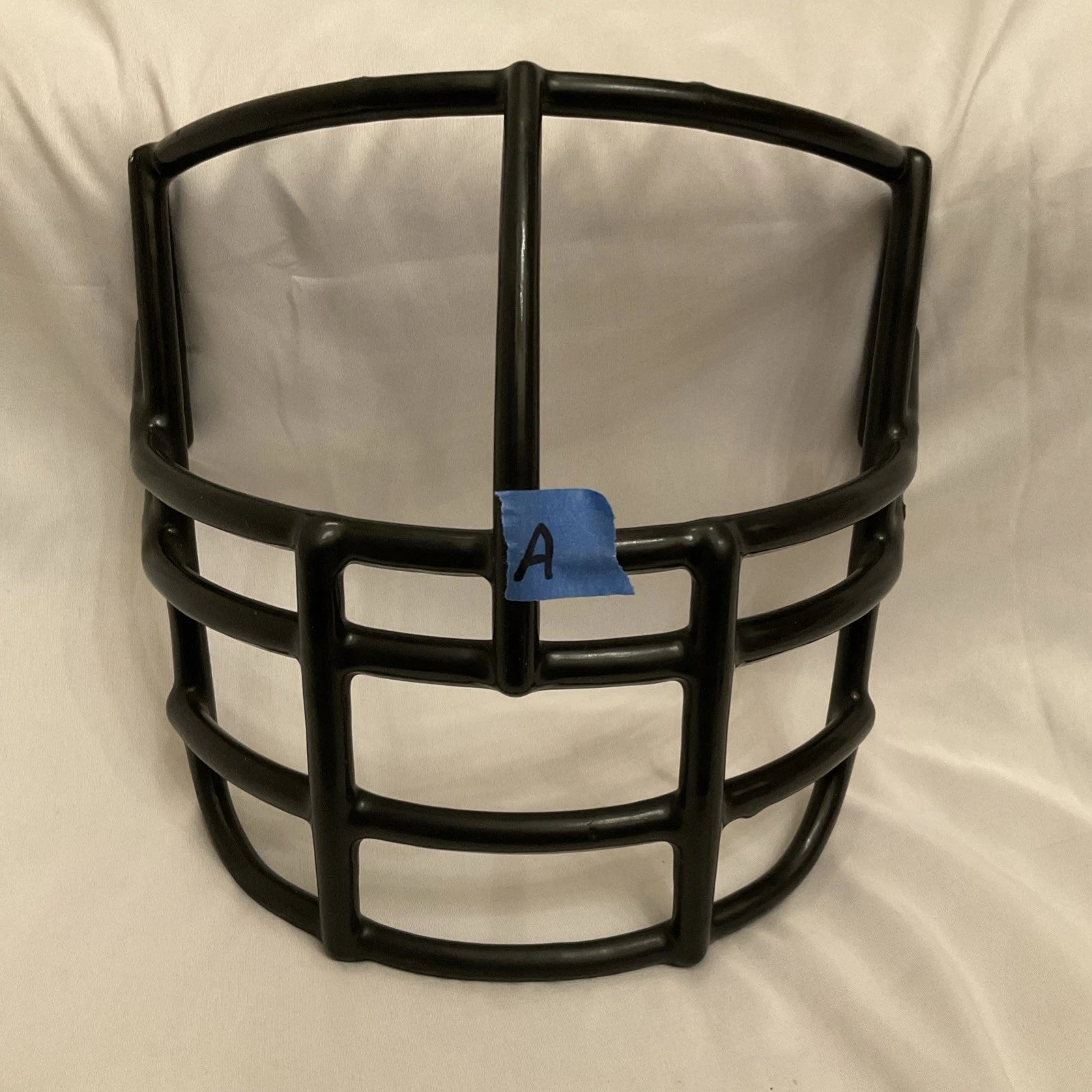 Vintage Riddell 1980s NJOP Football Helmet Lineman Black 3-Dot Facemask USFL WESTBROOKSPORTSCARDS