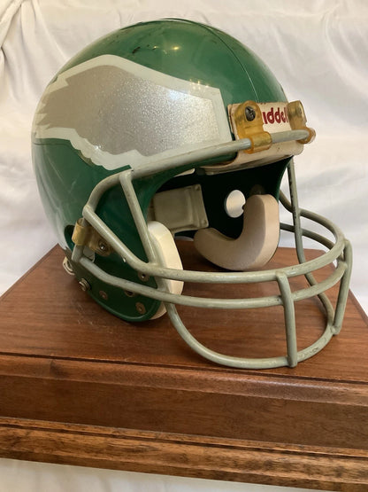 Vintage Riddell VSR-3 Football Helmet Philadelphia Eagles Game Used 1988 WESTBROOKSPORTSCARDS