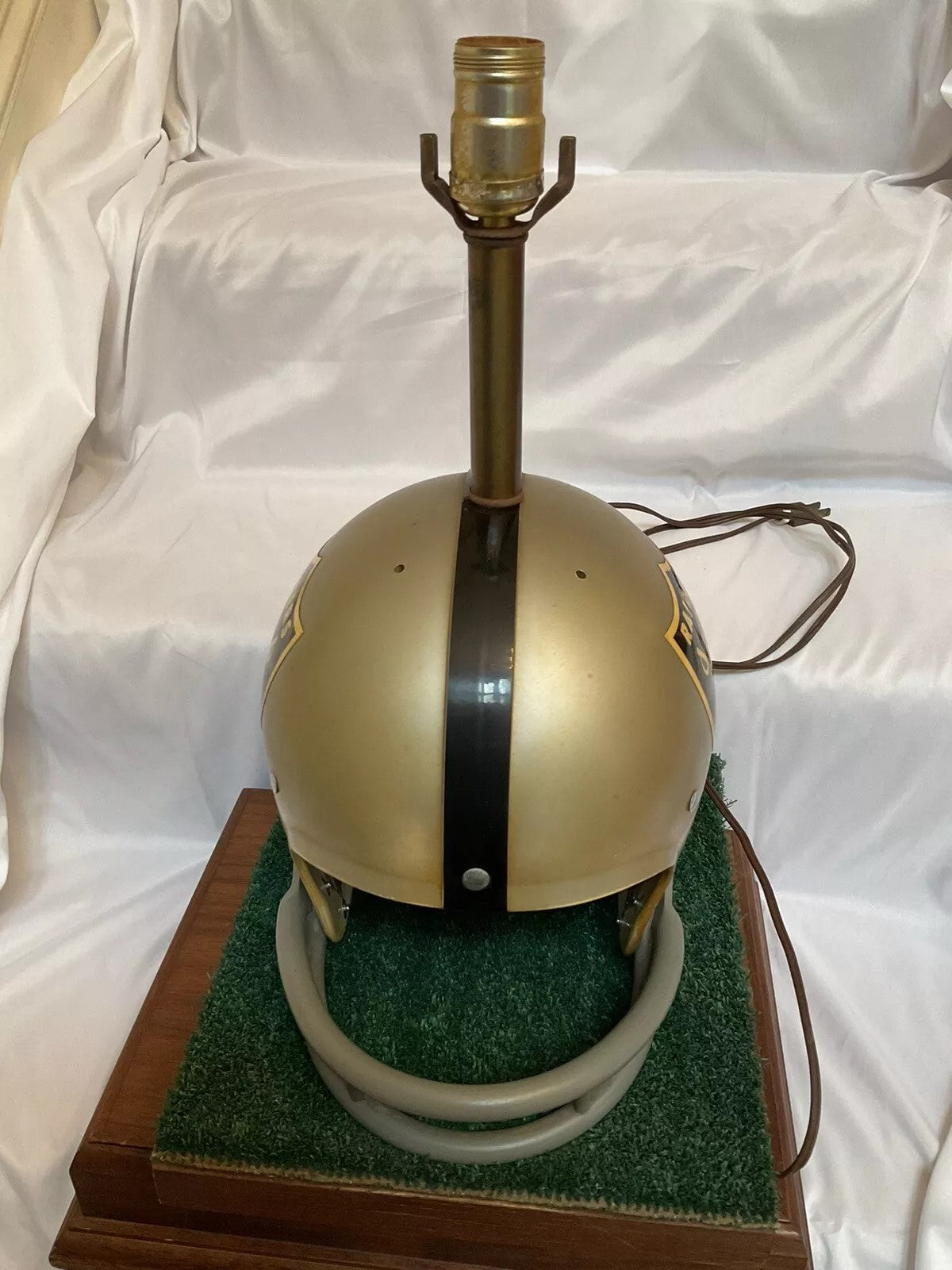 Vintage Riddell 1973 Oakland Raiders Kra-Lite Old Football Helmet Lamp Rare!  WESTBROOKSPORTSCARDS   