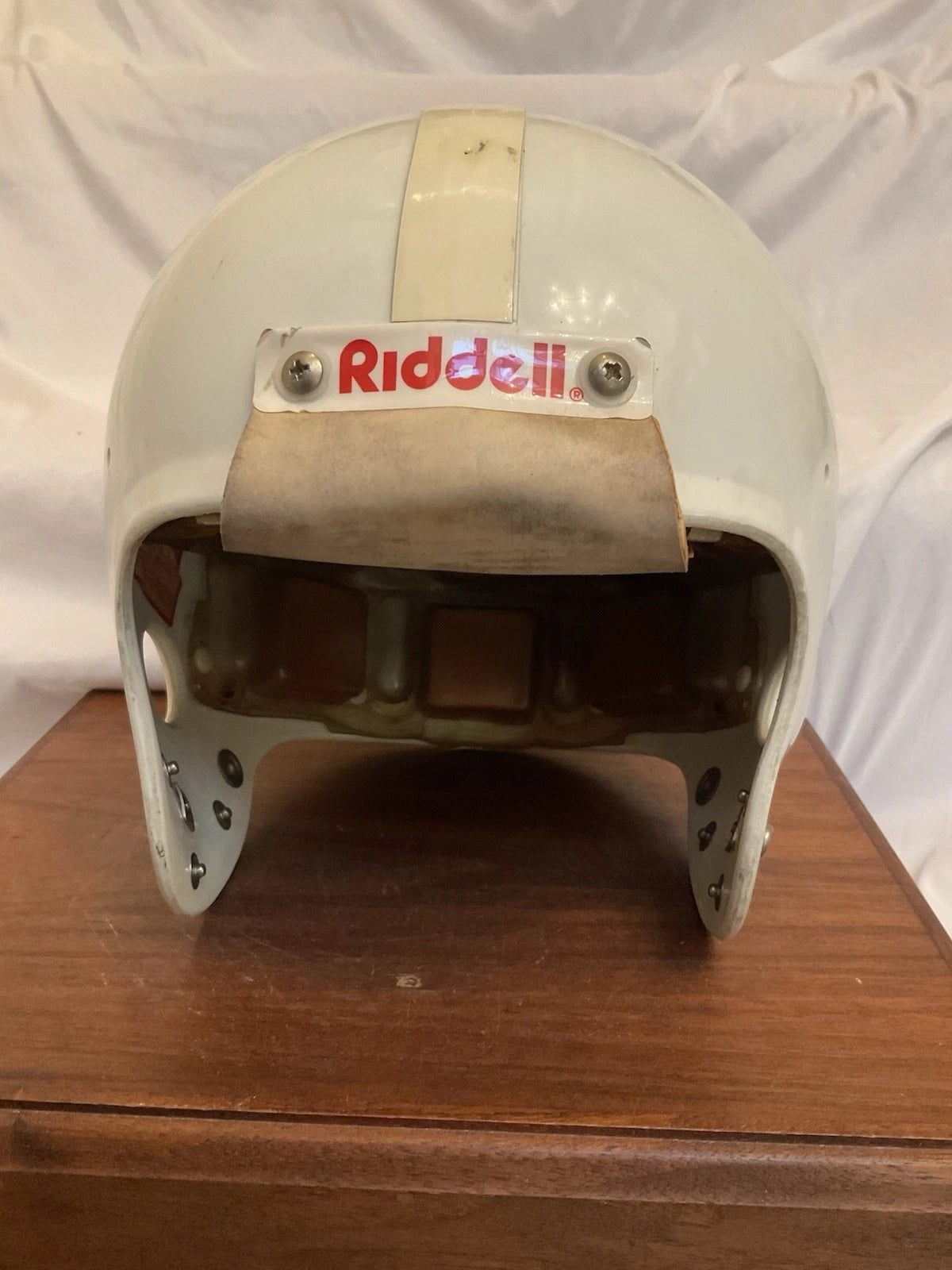 Old Riddell Logo Riddell 1970s Micro-Fit Vintage Football Helmet Size 7 Oilers Buccanee ...