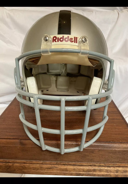 Vintage Riddell VSR-1 Oakland Raiders Game Football Helmet JOP-DW Facemask  WESTBROOKSPORTSCARDS   