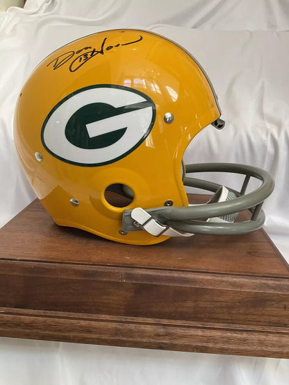 TK2 Style Football Helmet Custom Green Bay Packers Don Horn Autograph