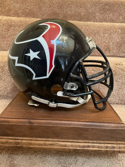 RIddell VSR-1 Football Helmet Vintage Game Used Custom Houston Texans WESTBROOKSPORTSCARDS