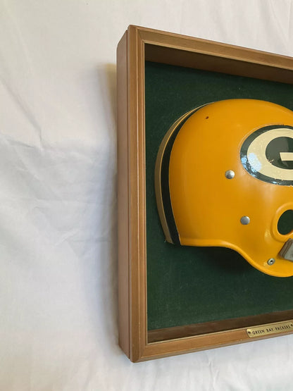 Green Bay Packers Vintage RIDDell Kra-Lite RK Full Size Football Helmet Plaque  WESTBROOKSPORTSCARDS   