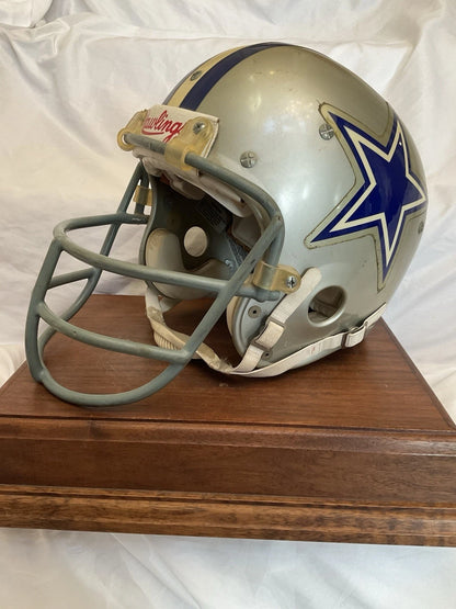 Dallas Cowboys Rare Game Used Rawlings RTS Football Helmet Schutt Red Dot JOP WESTBROOKSPORTSCARDS