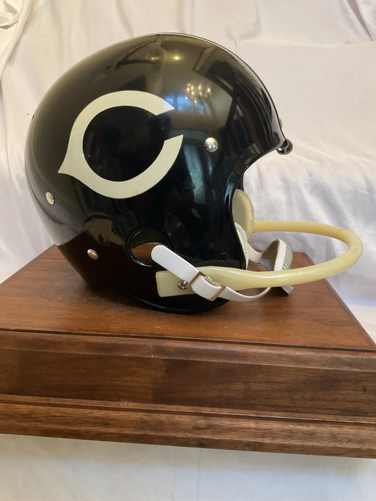 Original Riddell 1960s Chicago Bears Kra-Lite TK2 Game Football Helmet RARE WESTBROOKSPORTSCARDS