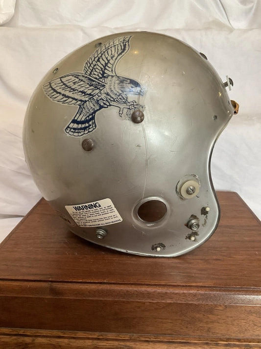 Vintage Kelley Game Used Clear Shell Football Helmet 1979