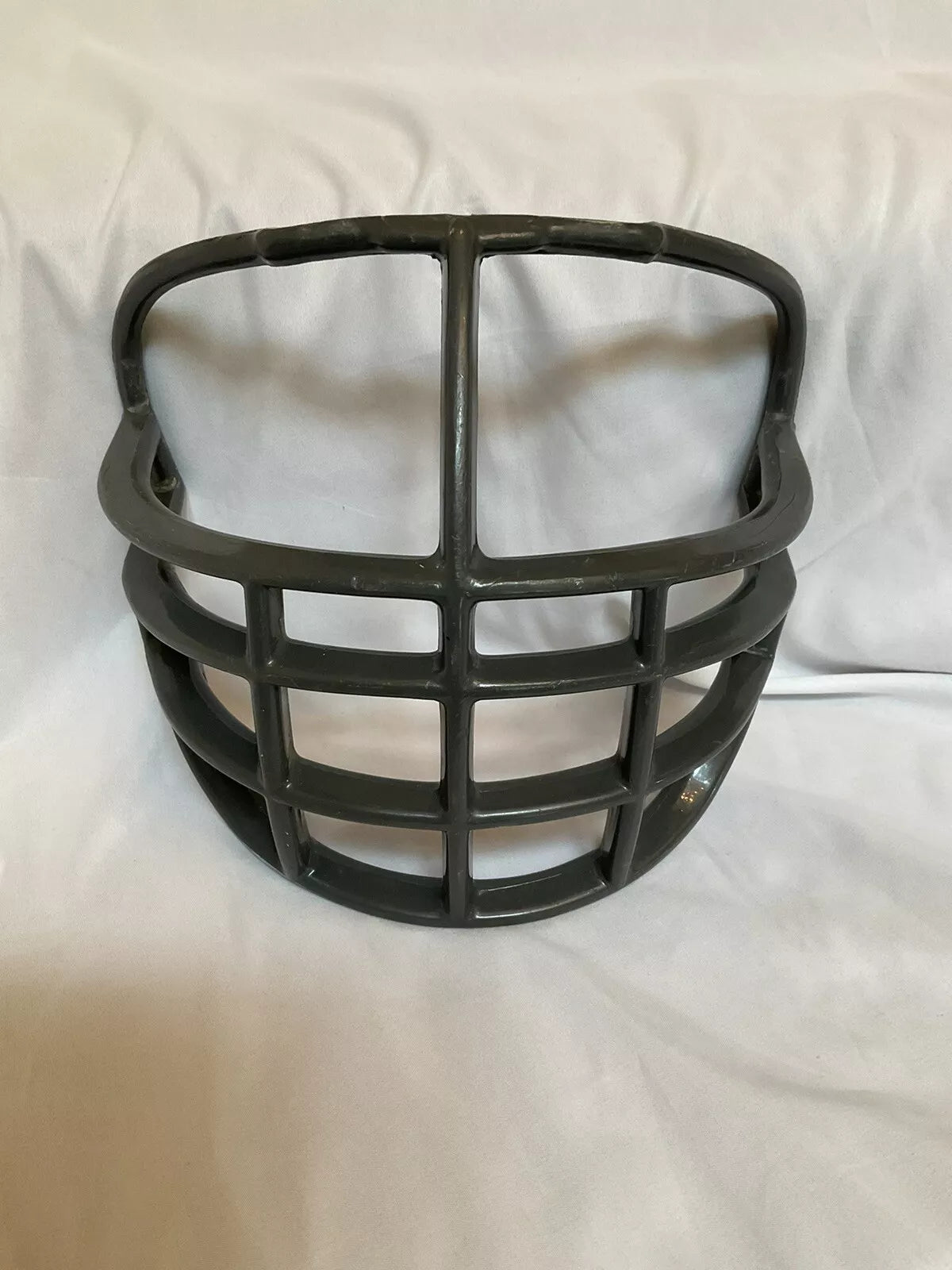 Vintage Gray Riddell 1990s Double Wire Kra-Lite NJOP Football Helmet Facemask  WESTBROOKSPORTSCARDS   