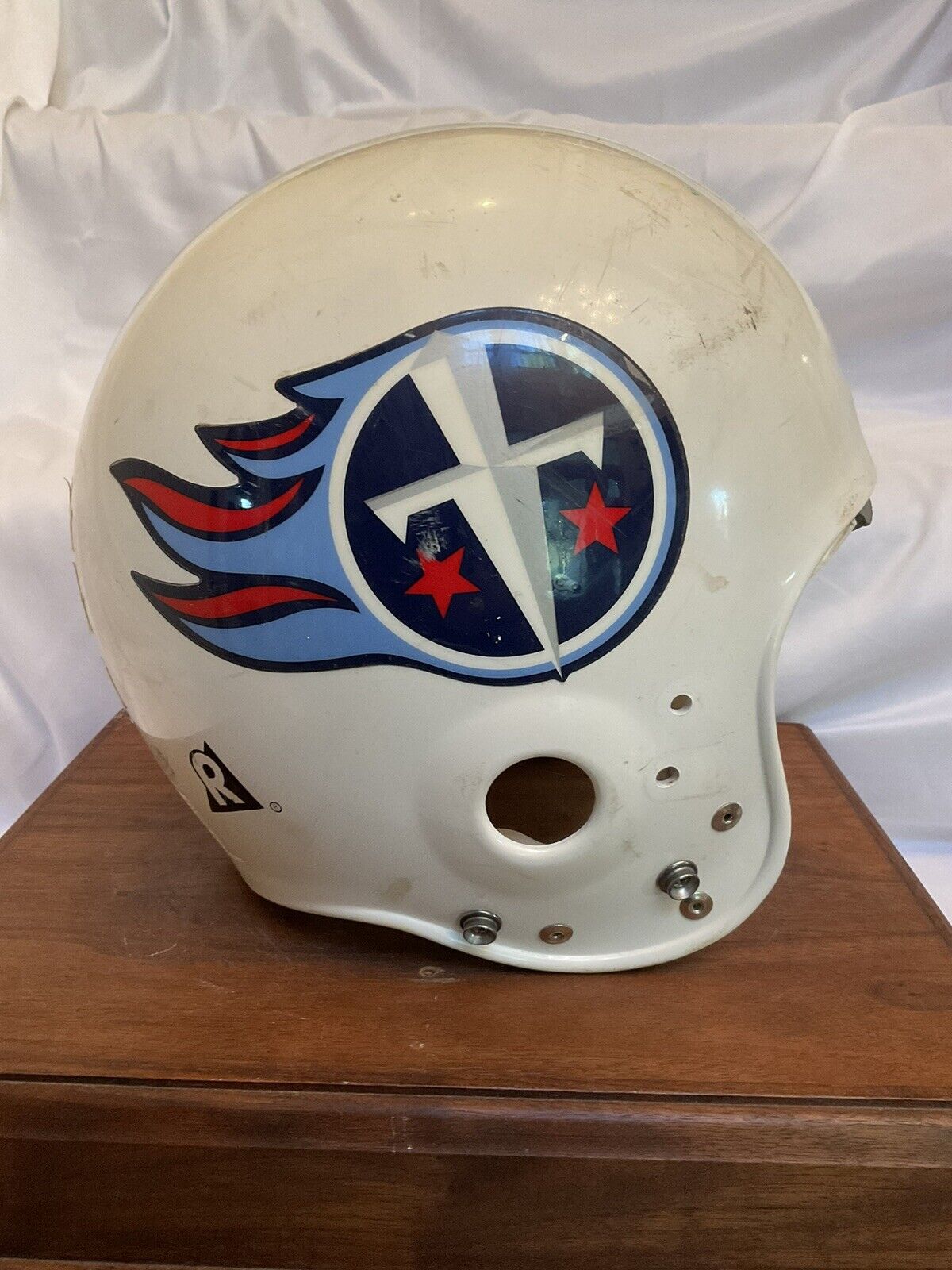Tennessee Titans Riddell Little Pro Football Helmet Project Helmet  WESTBROOKSPORTSCARDS   
